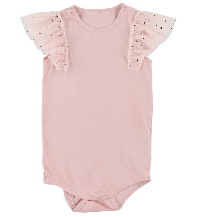 Image of Stella McCartney Kids Body k/æ - Rosa m. Sølvprikker/Tyl - 12 mdr - Stella McCartney Kids Body K/Æ (297812-4293831)