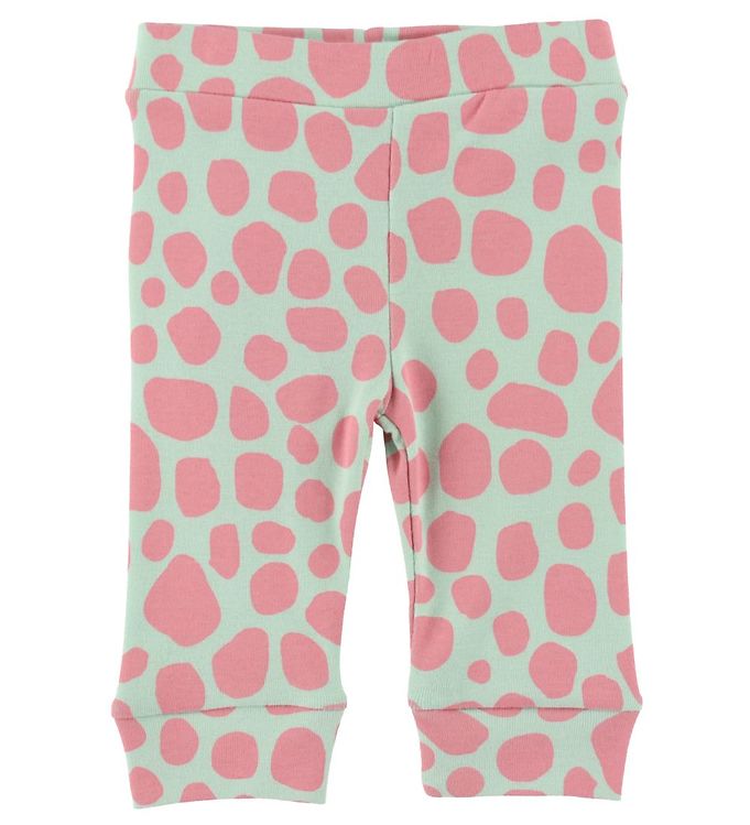 12: Stella McCartney Kids Leggings - Mintgrøn m. Girafprint