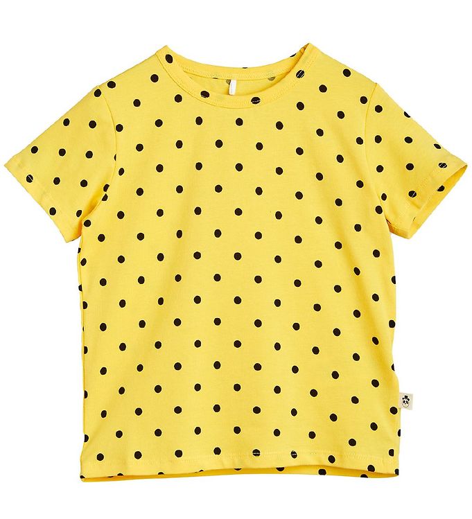 4: Mini Rodini T-shirt - Polka Dot - Gul