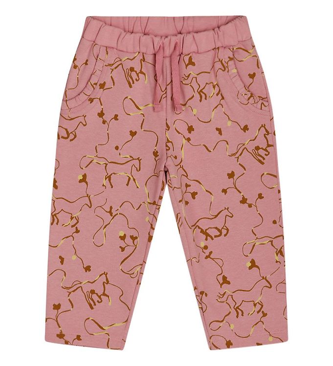 Noa miniature Bukser - HelenaNNM - Print Purple/Brown