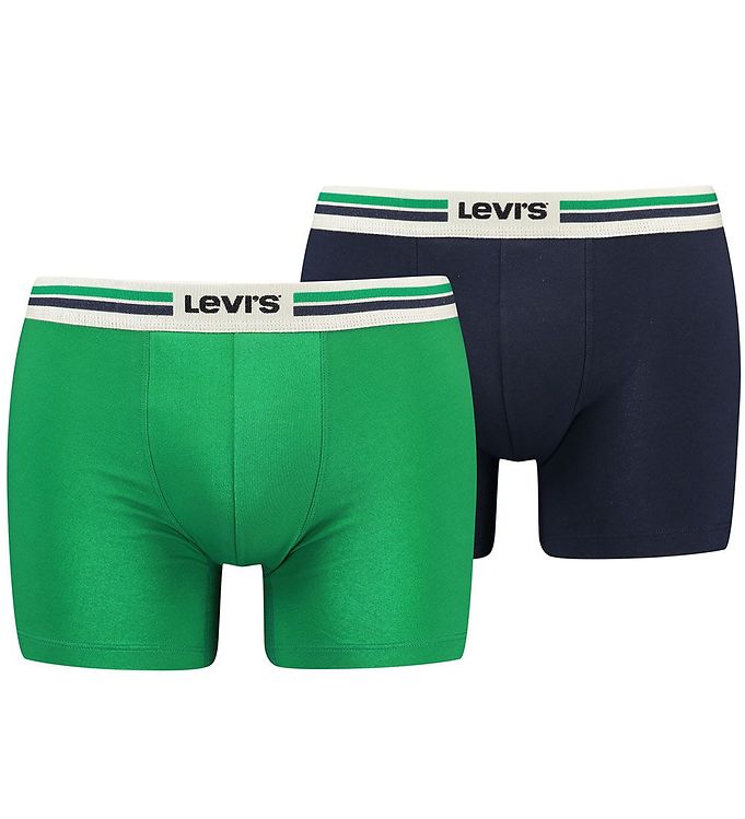 Levis Boxershorts - 2-pak - Green/Navy