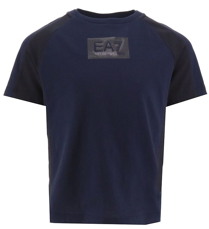 10: EA7 T-shirt - Navy m. Sort