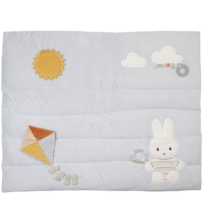 Little Dutch Legetæppe - Miffy - 100x80 cm - Vintage Sunny Strip