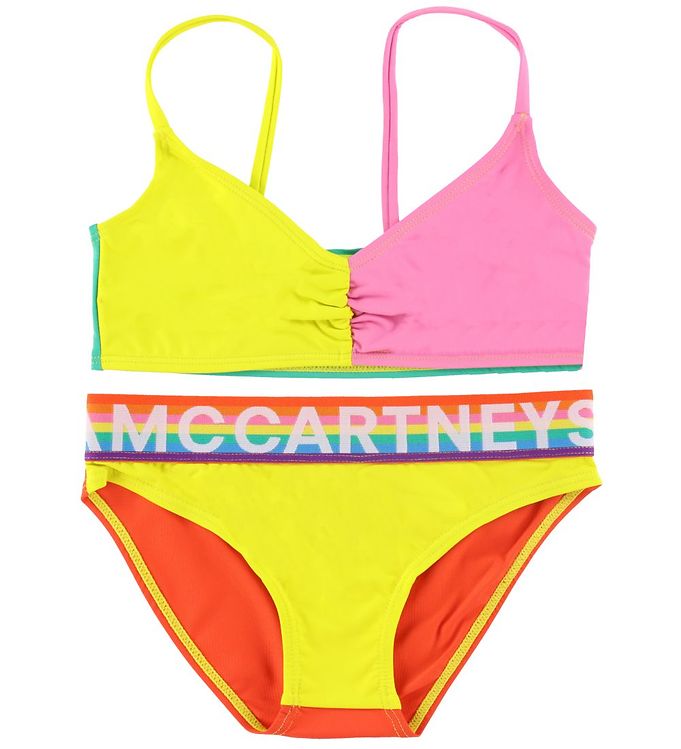 Stella McCartney Kids Bikini - UV50+ - Gul/Pink/Rød/Grøn