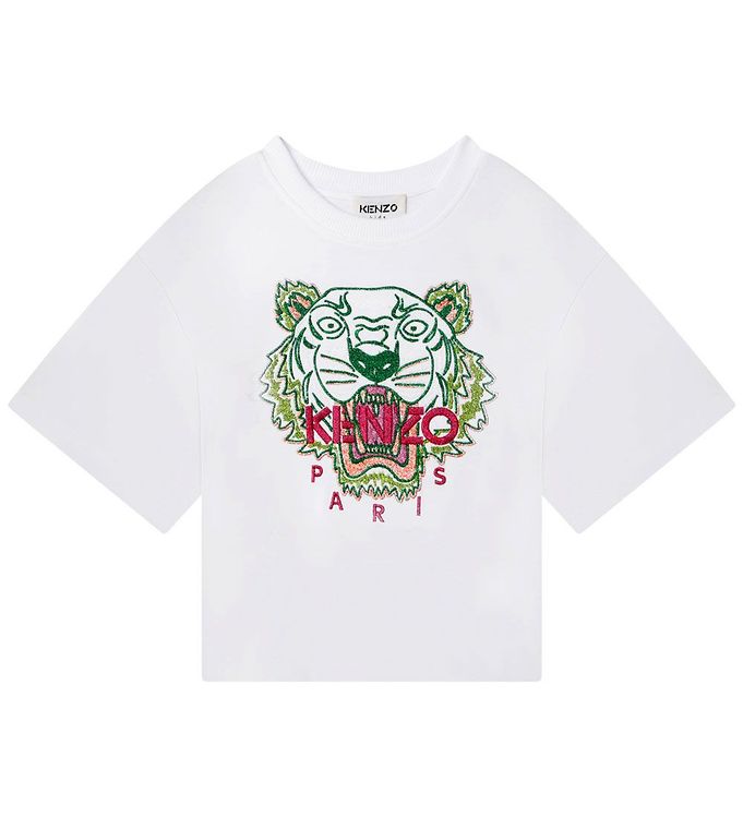 4: Kenzo T-shirt - Hvid m. Tiger