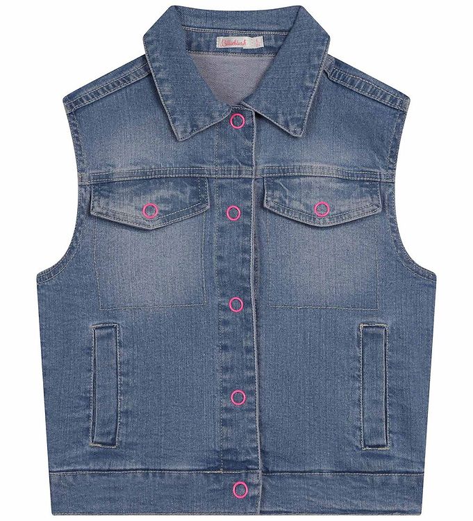 Image of Billieblush Denimvest - Double Stone+Bleach - 10 år (140) - Billieblush Vest (299412-4315890)