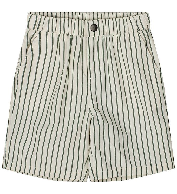 #2 - Liewood Shorts - Monori - Garden green/Creme de la creme