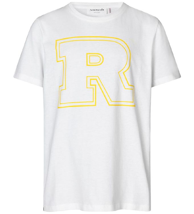 5: Rosemunde T-shirt - Yellow R Print