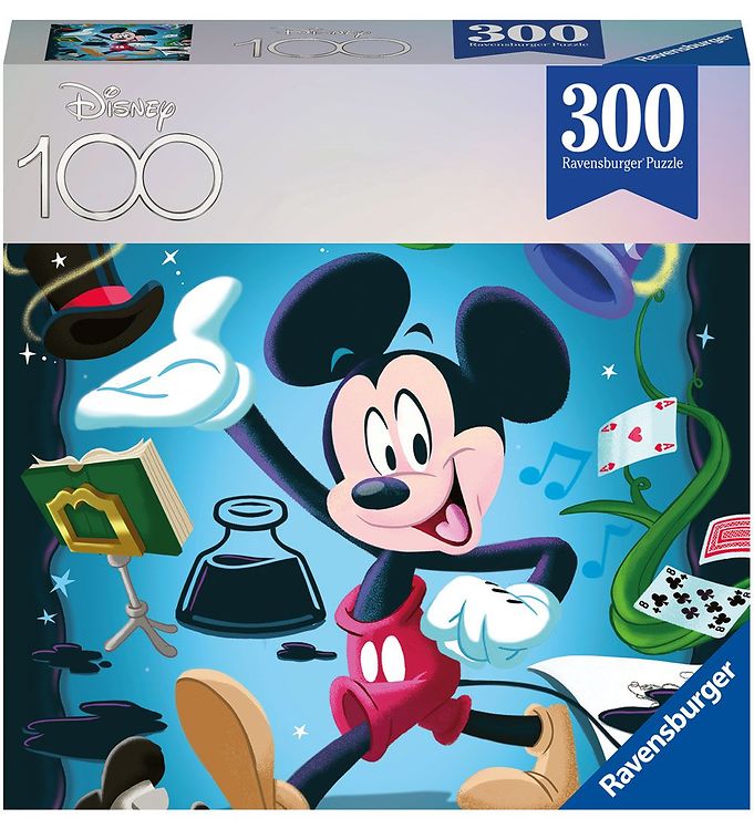Image of Ravensburger - 300 Brikker - Disney Mickey Mouse 100 år (298865-4308575)