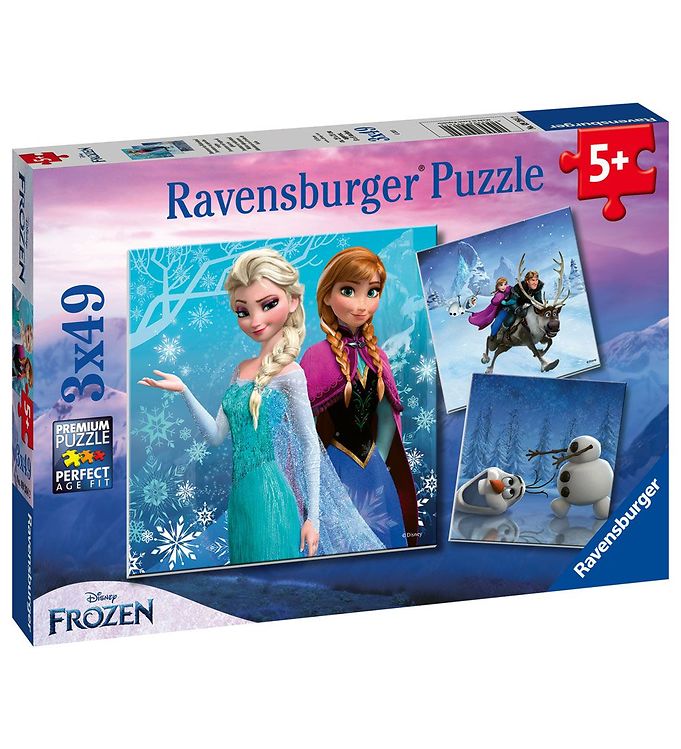 Ravensburger Puslespil - 3x49 Brikker Winter Adventures unisex