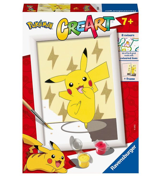 Image of Ravensburger CreArt Malesæt - Pokémon (298974-4309586)