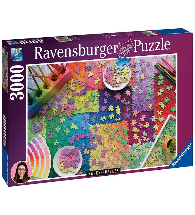 Image of Ravenburger Puslespil - 3000 Brikker - Puzzles On Puzzles (299014-4310286)