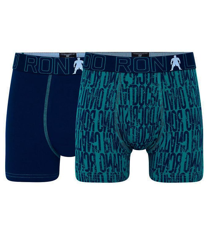 Ronaldo Boxershorts - 2-Pak - Blå