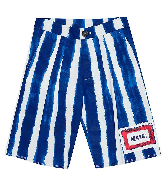 Marni Shorts Blå/hvidstribet