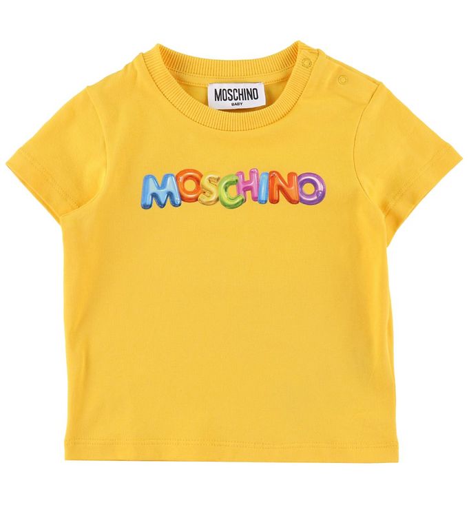 Moschino T-shirt - Gul m. Print