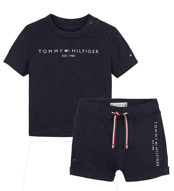 Image of Tommy Hilfiger Sæt - T-shirt/Shorts - Essential - Desert Sky (300599-4335095)