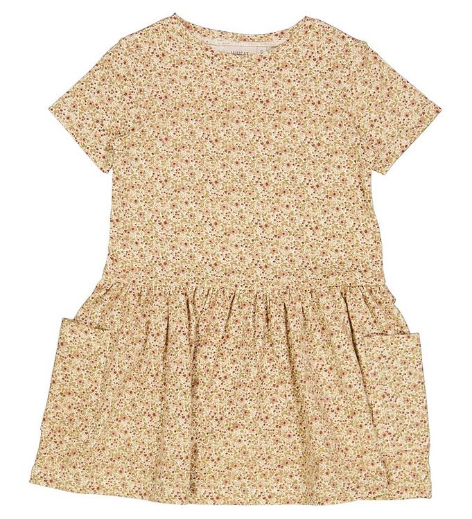 Kjole Birthe - eggshell flowers - 98