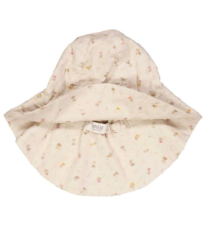 #2 - Wheat Sommerhat - Chloe - Fossil Flowers Dot