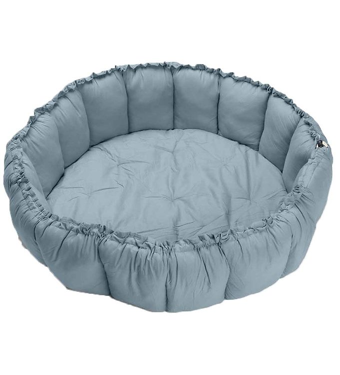 Play&Go 3-i-1 Legetæppe Organic Bloom Dusty Blue