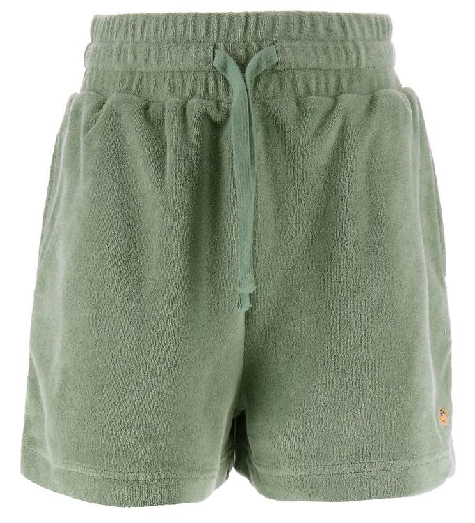 #3 - GANT Shorts - High Waist Toweling - Kalamata Green