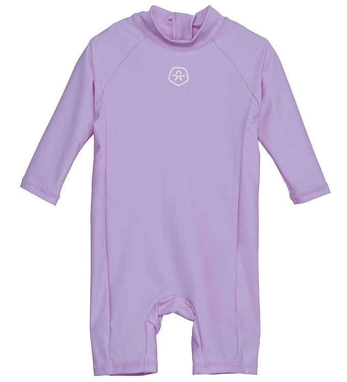 Svømmedragt langeærmet - Lavender Mist - 80