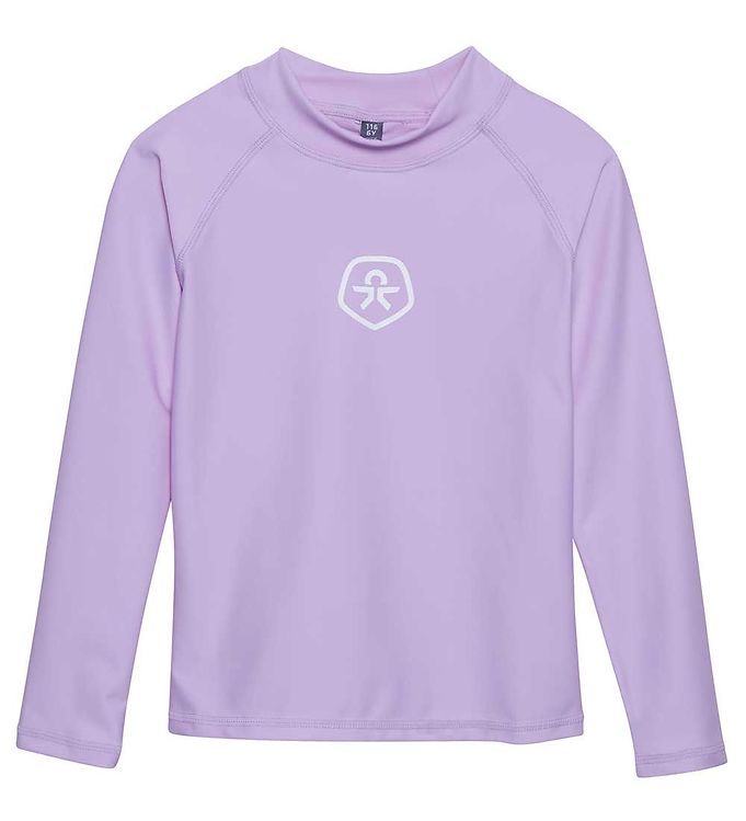 T-shirt langærmet - Lavender Mist - 92