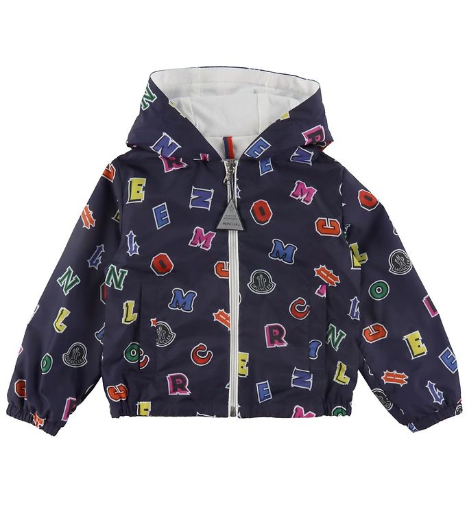 Moncler Jakke Carlin Navy M. Bogstaver