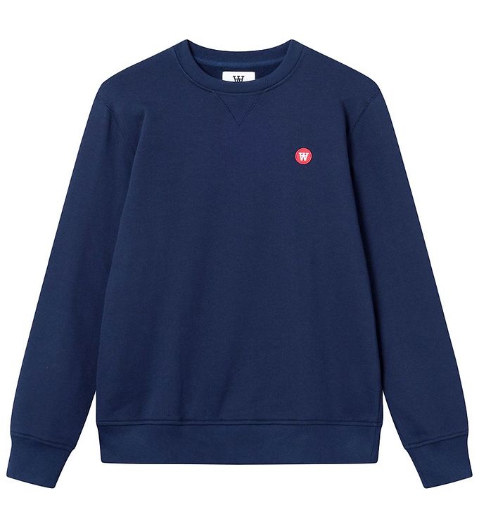 Wood Wood Sweatshirt Tye Navy