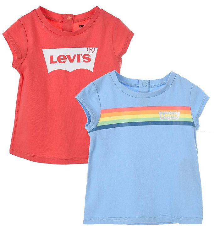 4: Levis Kids T-shirt - 2-Pak - Iconic - Rose of Sharon