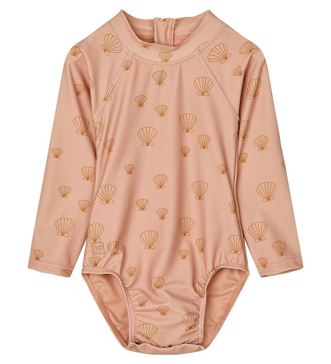 11: Liewood Badedragt - Baby - Maxime - UV40+ - Seashell/Pale Tuscan