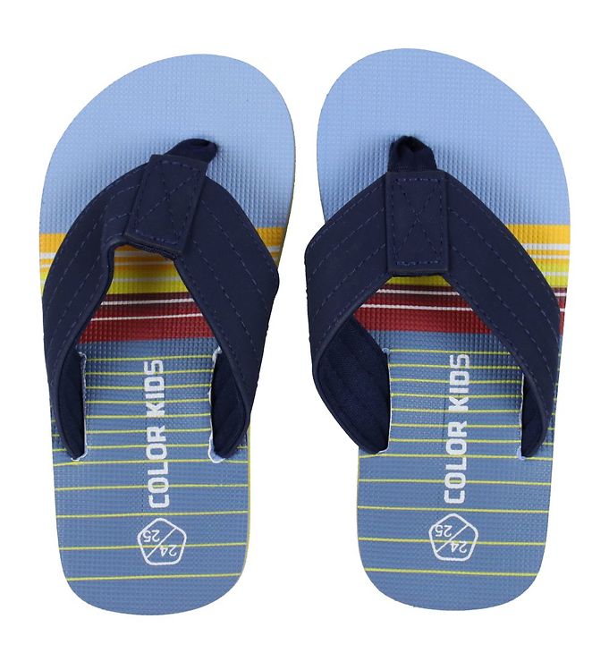 2: Color Kids Klipklapper - Flip Flops - Cerulean