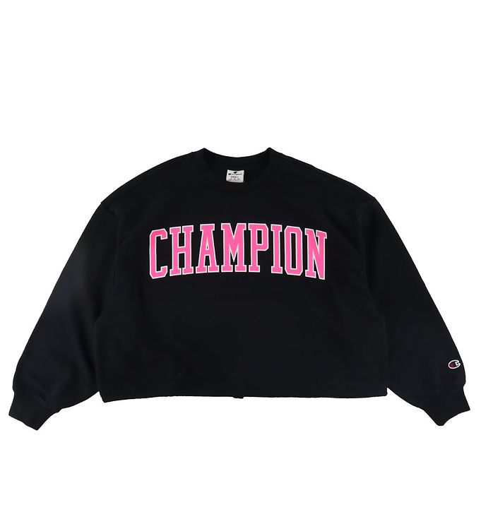 Champion Fashion Sweatee Shirt Croptop Sort
