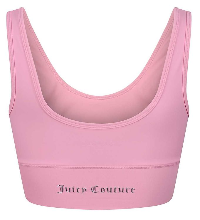 Grønthandler tilgive hjælpemotor Juicy Couture Sports BH - Peached Interlock - Begonia Pink