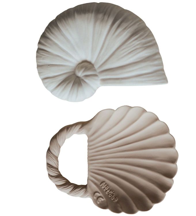 Natruba Badesæt - 2-pak - Bath Set Ocean - Mix - Hvid/Beige