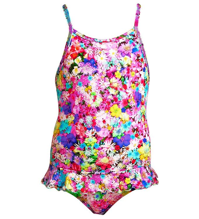 Funkita Badedragt - UV50+ Belted Frill One Piece Garden Part female