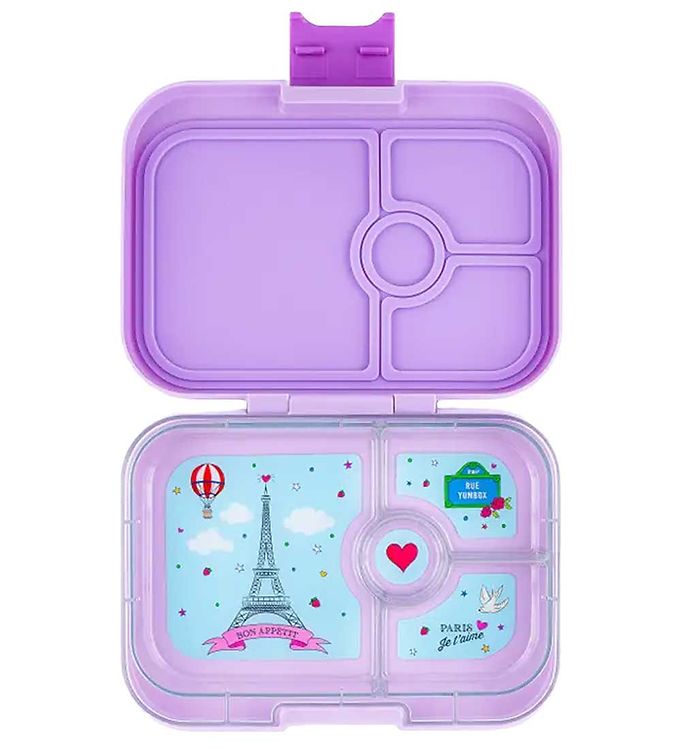 Yumbox Madkasse m. 4 Rum - Bento Panino - Lulu Purple