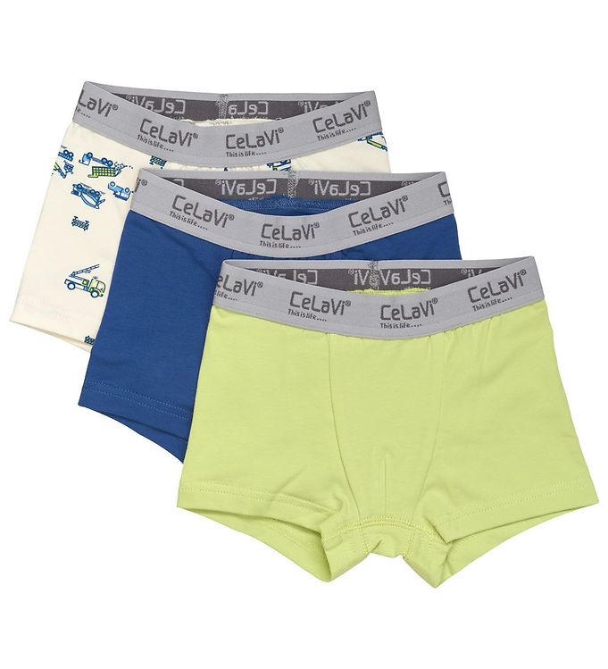 Image of CeLaVi Boxershorts - 3-pak - Daiquiri Green (302470-4360948)