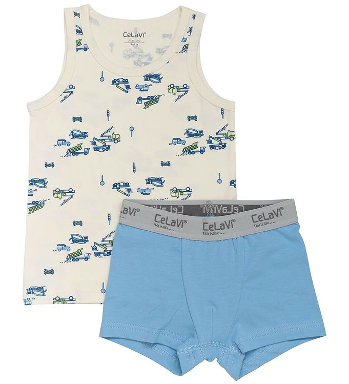 Celavi Undertøjssæt Undertrøje/boxershorts Daiquiri Green