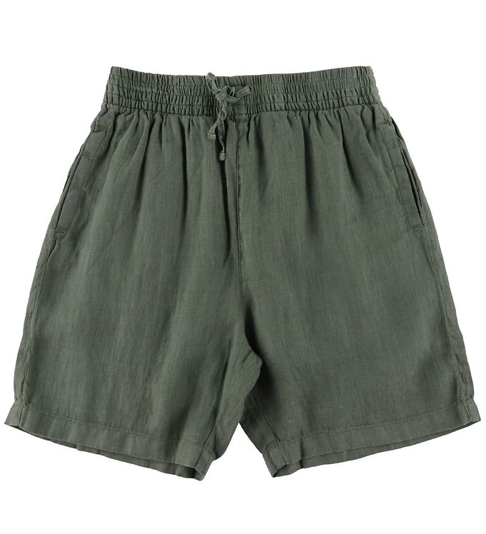 #2 - GANT Shorts - Linen - Green Ash