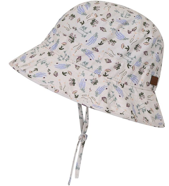 Image of Melton Bøllehat - UV50+ - Off White m. Print (302408-4360381)