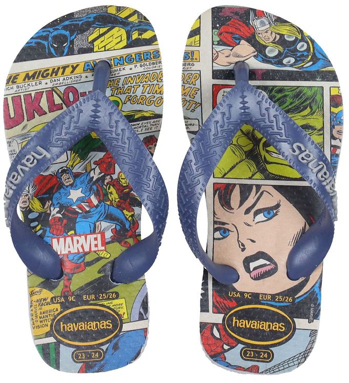 5: Havaianas Klipklapper - Marvel Classics - Ice Grey/Indigo