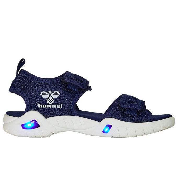 Termisk Anmelder radioaktivitet Hummel Sandaler m. Lys - Flash - Navy Peony » Fri fragt i DK