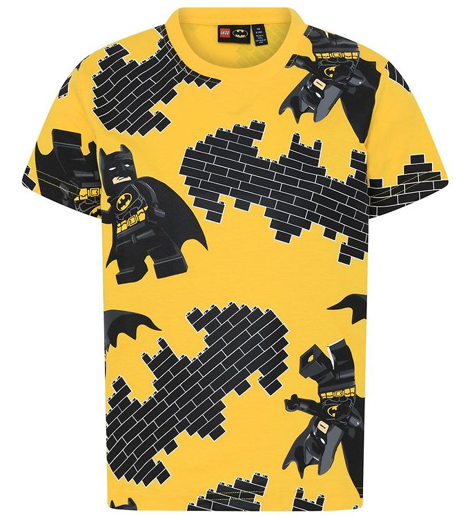 Image of Lego Batman T-Shirt - LWTaylor 313 - Yellow - 6 år (116) - Lego Wear T-Shirt (302881-4365816)