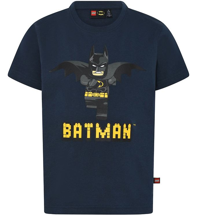 Image of Lego Batman T-Shirt - LWTaylor 312 - Dark Navy - 9 år (134) - Lego Wear T-Shirt (302966-4366990)