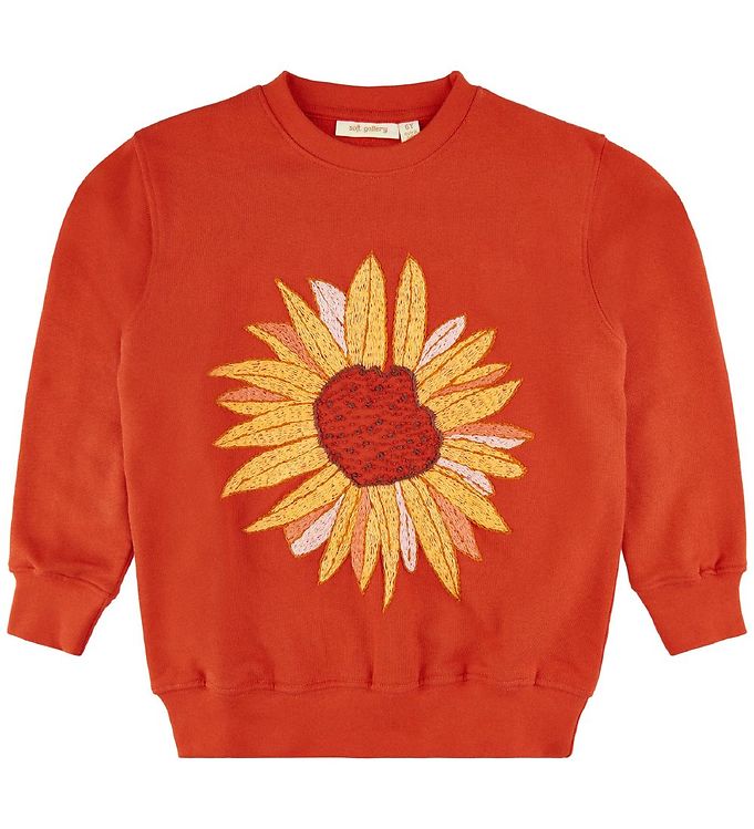 Soft Gallery Sweatshirt - SgBaptiste - Sunflower - Scarlet Ibis