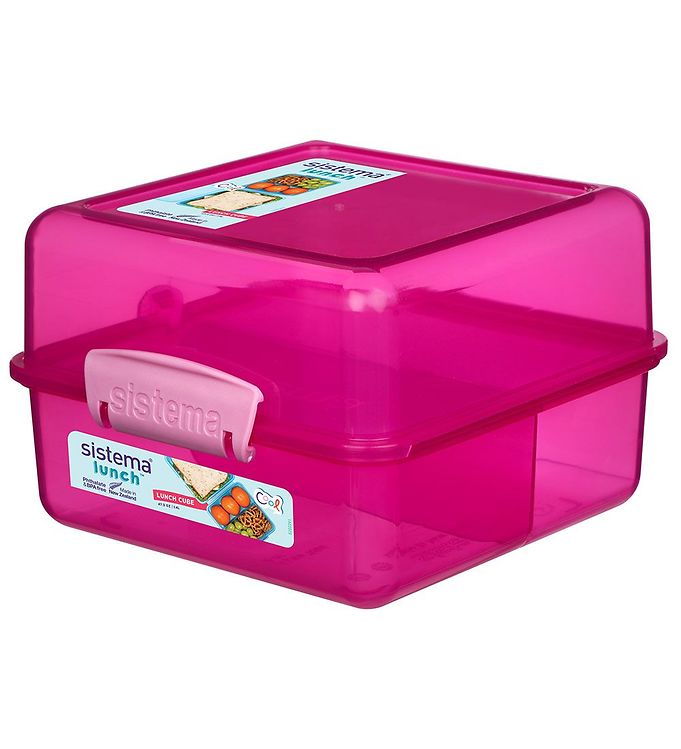 Image of Sistema Madkasse - Lunch Cube - 1,4 l - Pink (303850-4378764)