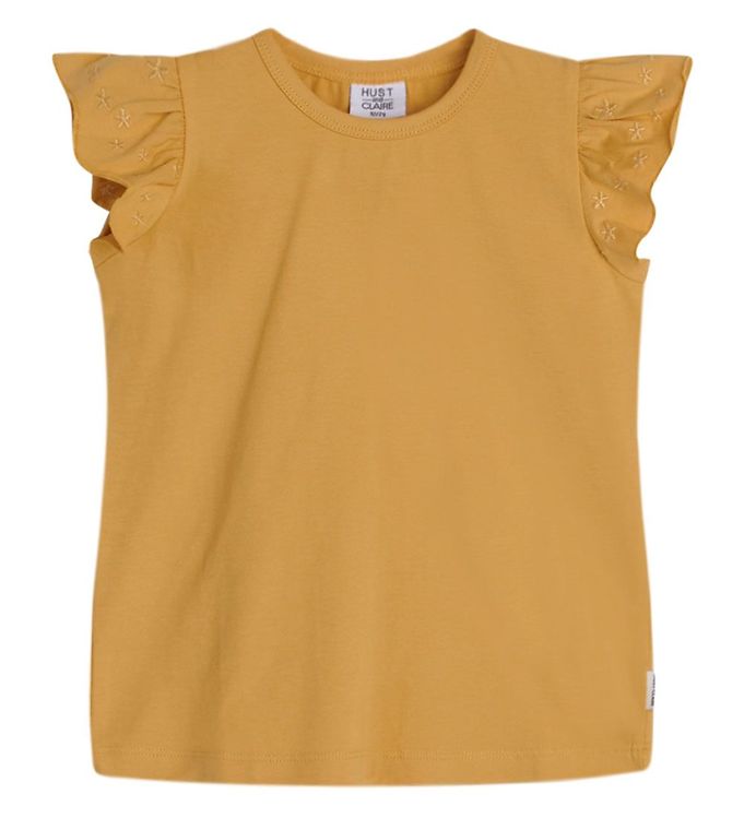 9: Hust and Claire T-shirt - Amela - Ochre