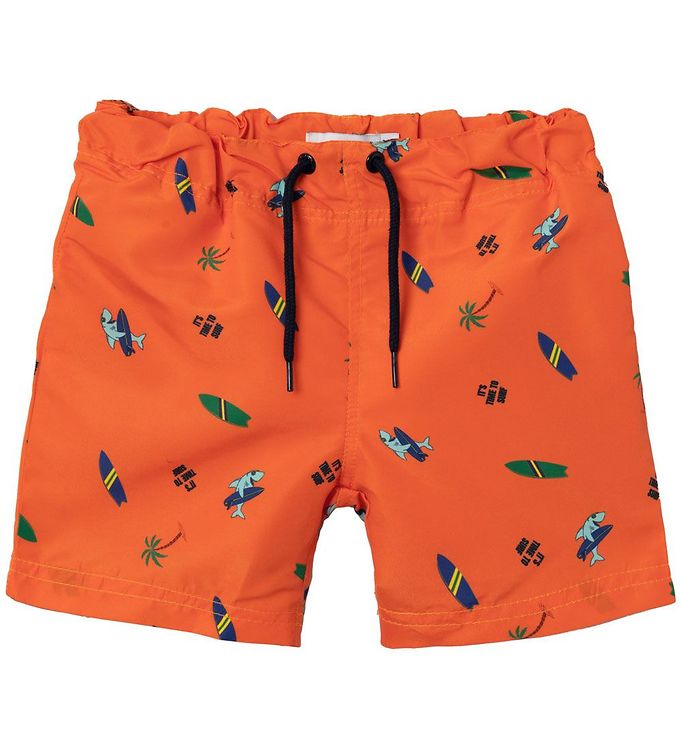 8: Name It Badeshorts - NmmZimmi - Vibrant Orange