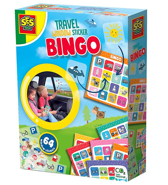 SES Creative Spil - Bingo Til Bilturen unisex