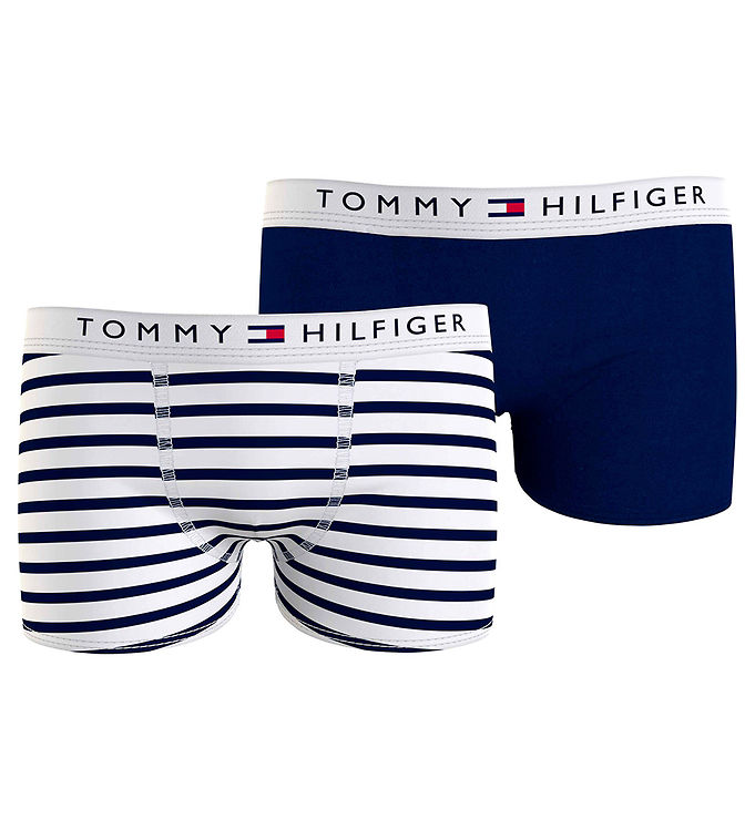 Tommy Hilfiger Boxershorts - 2-pak Trunk - Breton Stripe/Dessert